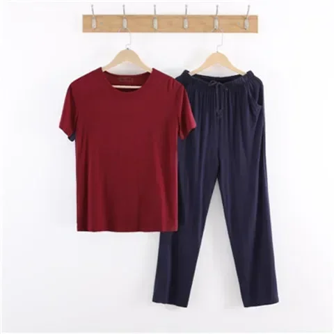 WineRedNavy O-Neck