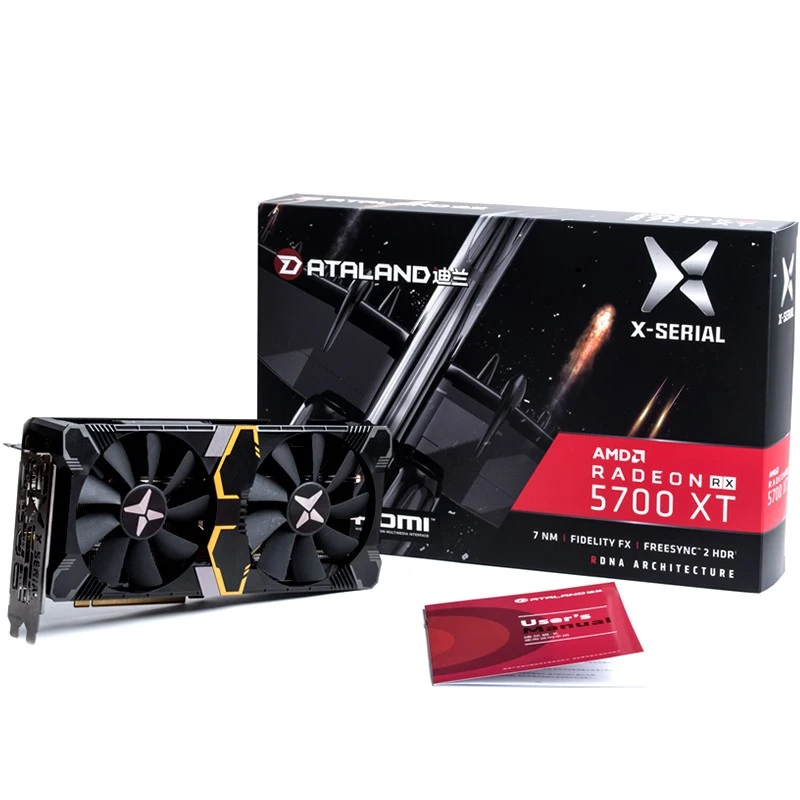 

Graphic card DataLand RX5700xt Desktop Computer amd 8G GDDR6 256Bit graphic card vs rx690 6800xt 6900xt