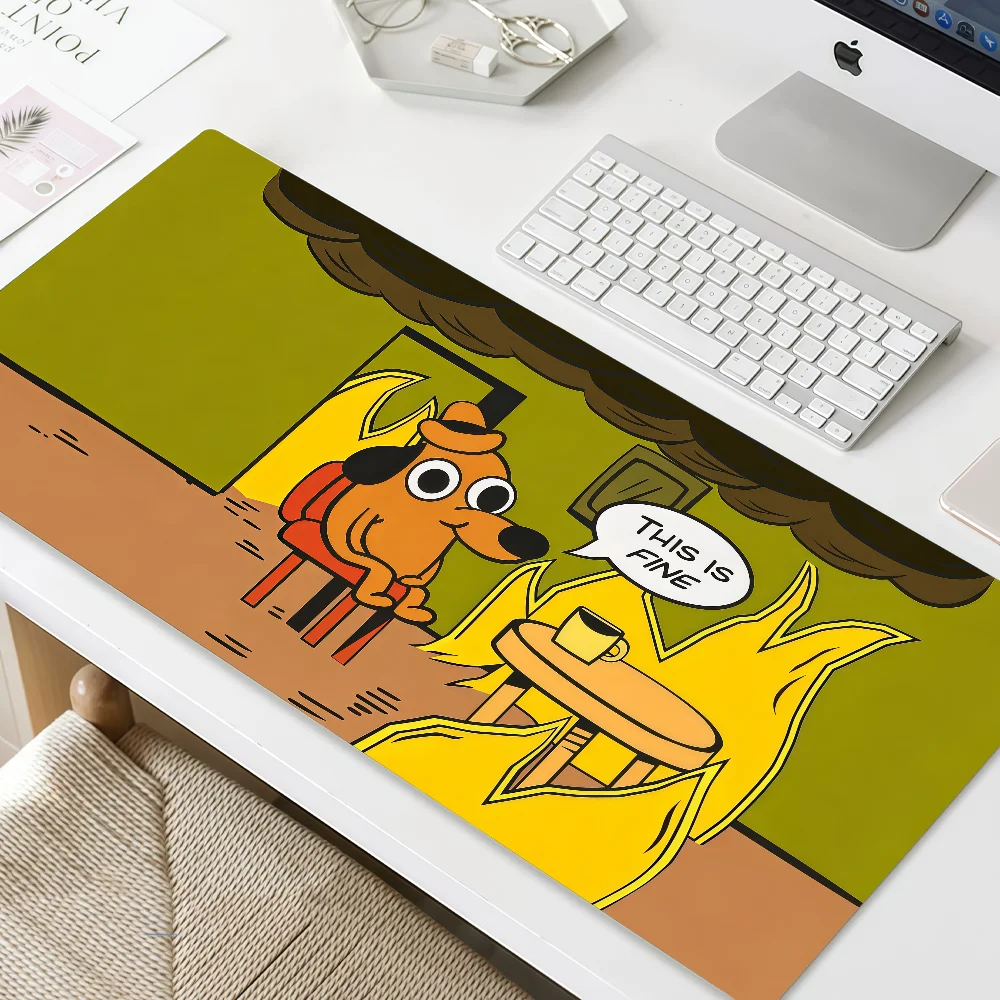 Mouse Pad MousePad Funny Non-slip Lockedge F-Fine This Office Student Wacky Gaming Thickened Large is Writing Pad Cushion