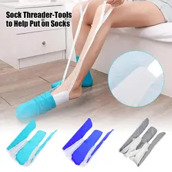 Sock Aid Kit Sock Helper No Bending Pregnancy And Injuries Living Tool Shoe Horn Suitable Easy Way To Put On Socks Elderly Care