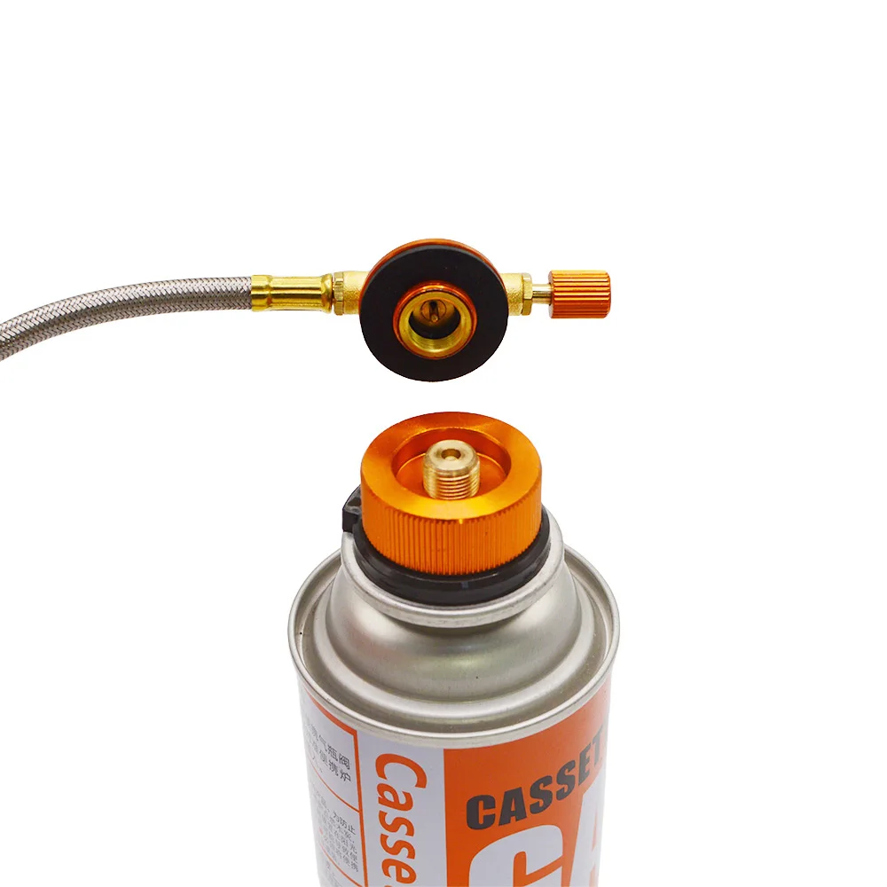 Outdoor Camping Gas Stove Propane Refill Adapter Extension Cord Cylinder Convertor Filling Tank Coupler Burner Extension cord