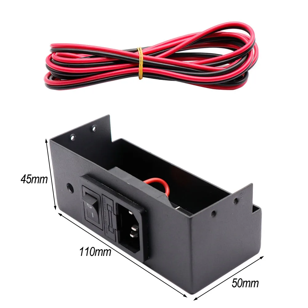 Switching Power Supply Housing For 3D Printer Power Shield 12V/24V 360W Male Socket For Ender 3 For CR10 Printers Tool Part ﻿