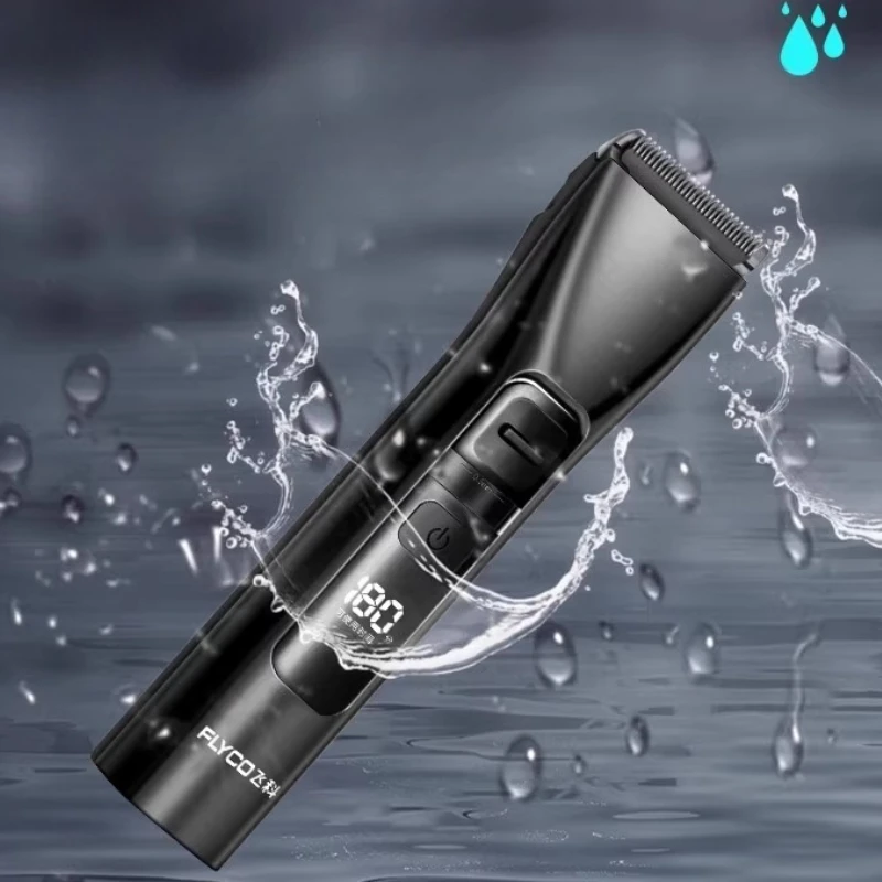 

Flyco New FC5916 Electric Shaver Push Hair Cut Adult Full Body Wash Smart LED Screen Household Rechargeable Hair Clipper for Men