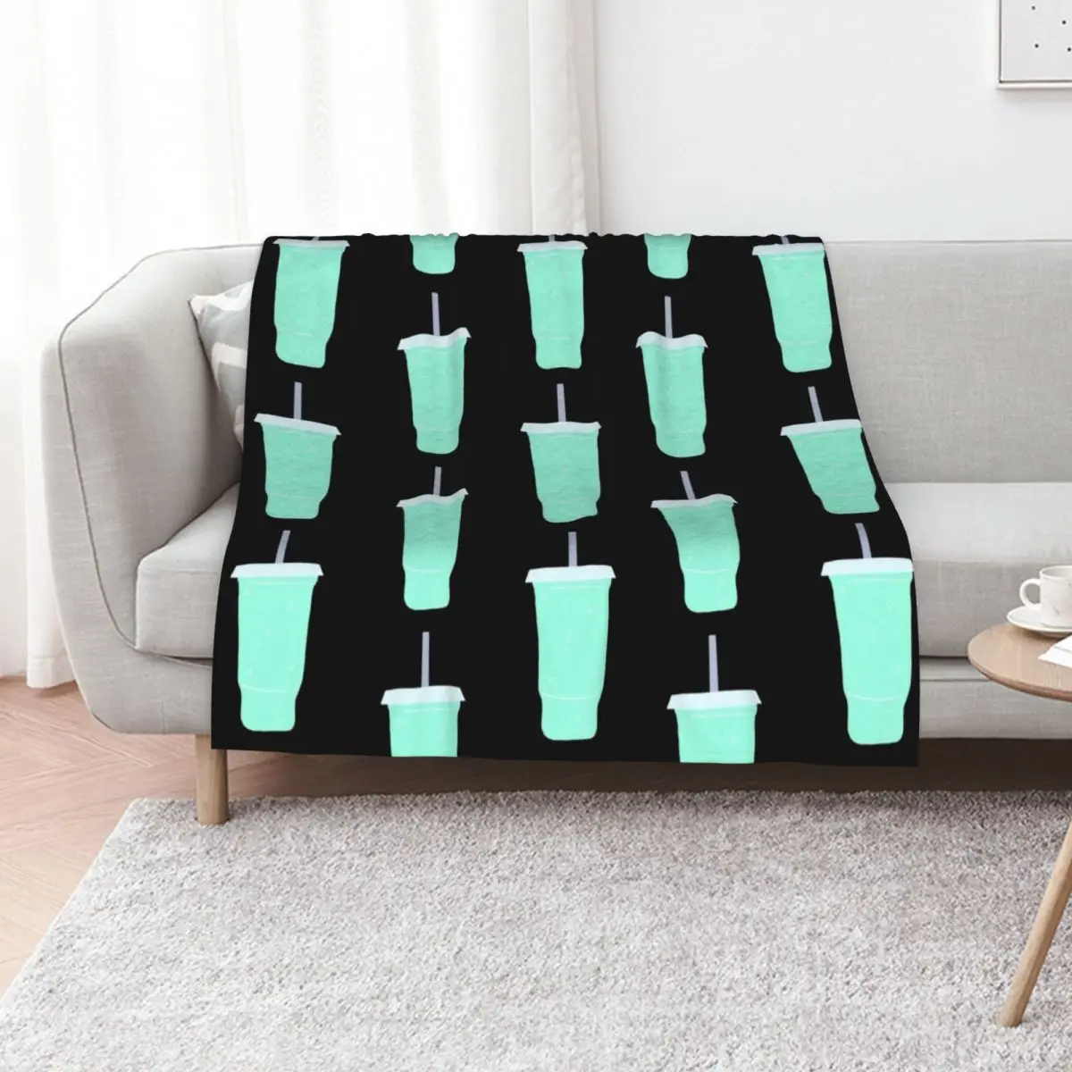 

Baja Blast Throw Blanket Luxury Designer Retros Warm decorative Blankets