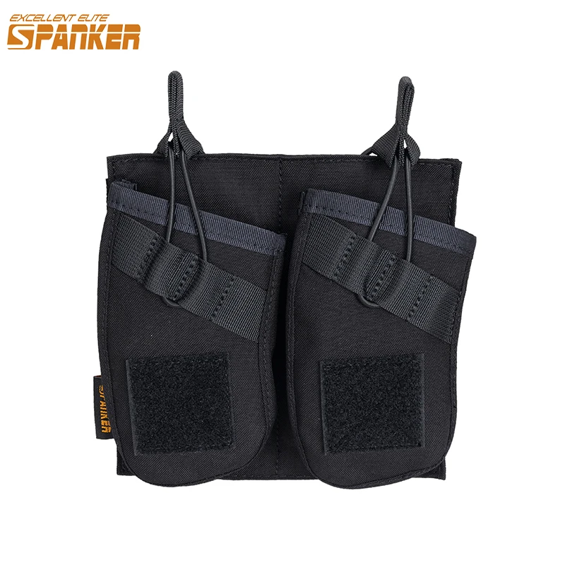 EXCELLENT ELITE SPANKER Tactical Magazine Pouch Double Open Top Magazine AK Mag Pouch Airsoft Gun Accessories Torch Holster