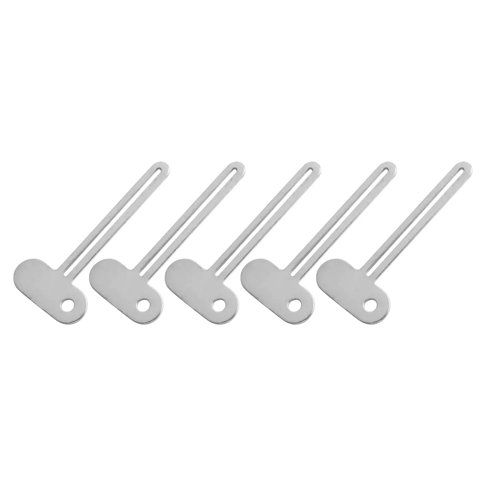 5Pcs Edelstahl Zahnpasta Rohr Squeezer Metall Schlüssel Zahnpasta Squeezer Für Badezimmer Haar Farbstoff Kosmetische Rohre Squeezer