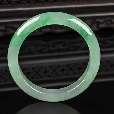 

Natural Myanmar Jade 54mm-62mm bracelet exquisite princess bracelet to send girlfriend to send mother Hetian jade