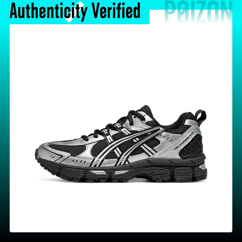 ASICS Gel Kahana 8 SP Abrasion Resistant Breathable Low top Running Shoes Women's Silver Black 1012B788-020