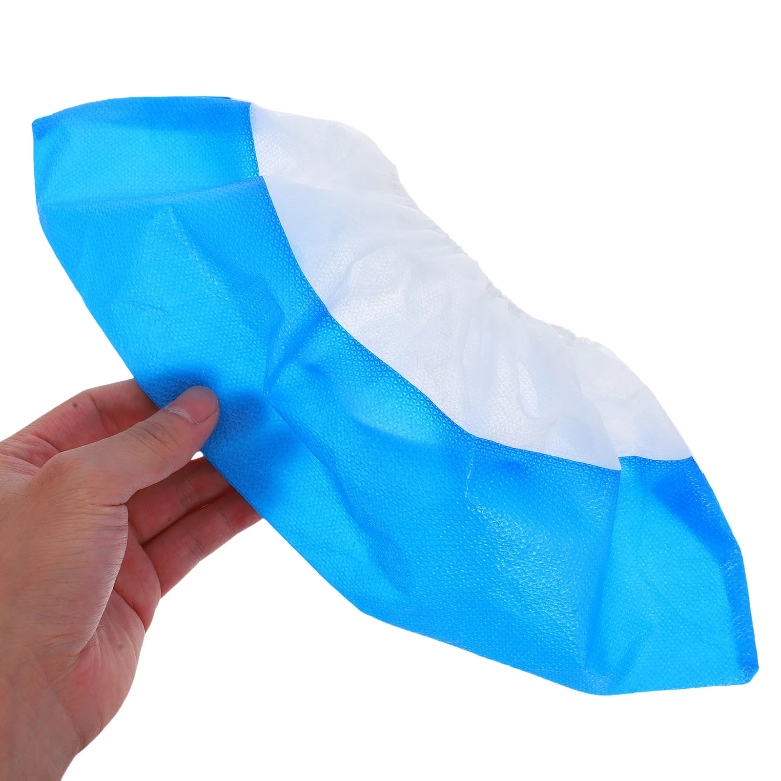 50pcs Dustproof Non-Slip Shoe Thick Disposable Boot Covers For Indoor Home Use Floor Protector Non-Woven Work Shoe Covers