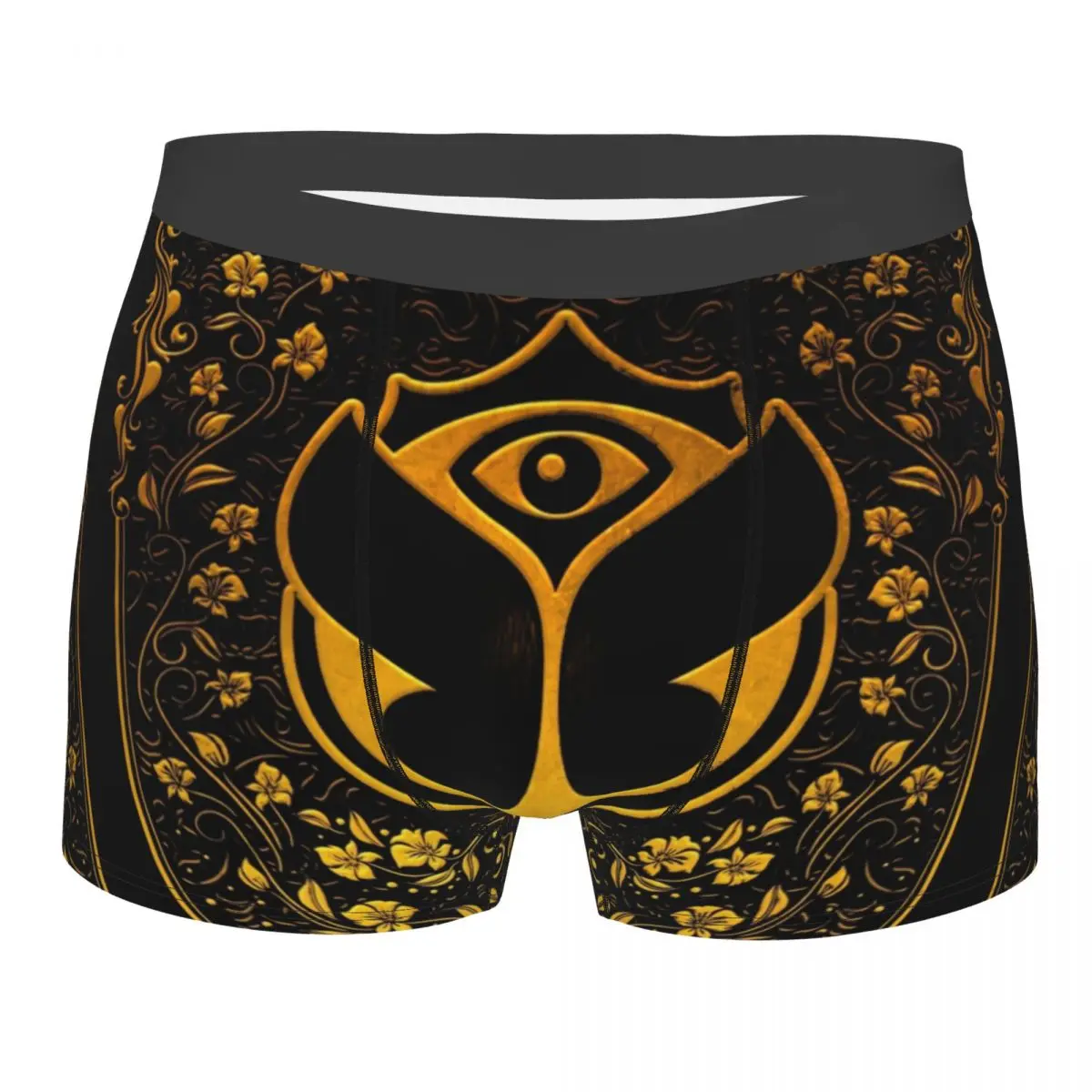 Male Novelty Tomorrowland Underwear Belgian Electronic Dance Music Festival Boxer Briefs Soft Shorts Panties Underpants