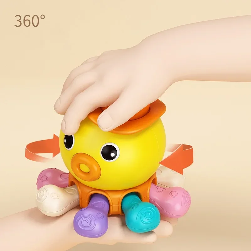 Kinder Drücken Spielzeug Baby Frühe Bildung Kunststoff Cartoon Sensorische Ausbildung Spielzeug 0-3 Jahre Kinder Sound Farbe Erkenntnis Puppe