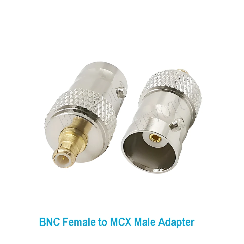 10PCS/LOT Q9 BNC Female Jack to MCX Male Straight Connector BNC TO MCX for DS0201/DSO201/DS203 Oscilloscope (OSC) Fast Shipping
