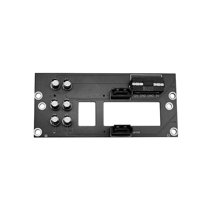 Dual/Triple/4/5-Bay SATA Festplatten-Backplane NAS-Gehäuse Adapterplatte SATA 6G Großes 4D-Netzteil Speicher-Server-Backplane – Detail 2