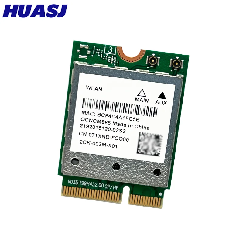 QCNCM865 M.2 ネットワークカード Bluetooth 5.3 最大 5.8Gbps Wifi 6E Wlan ワイヤレスアダプターよりも優れています Win11 のみ