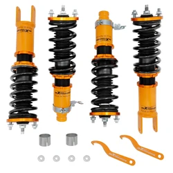 Maxpeedingrods Coilovers Lowering Suspension Kit For Honda Civic EF ED 88-91 Coilovers Height Adjustable Shocks Springs Struts