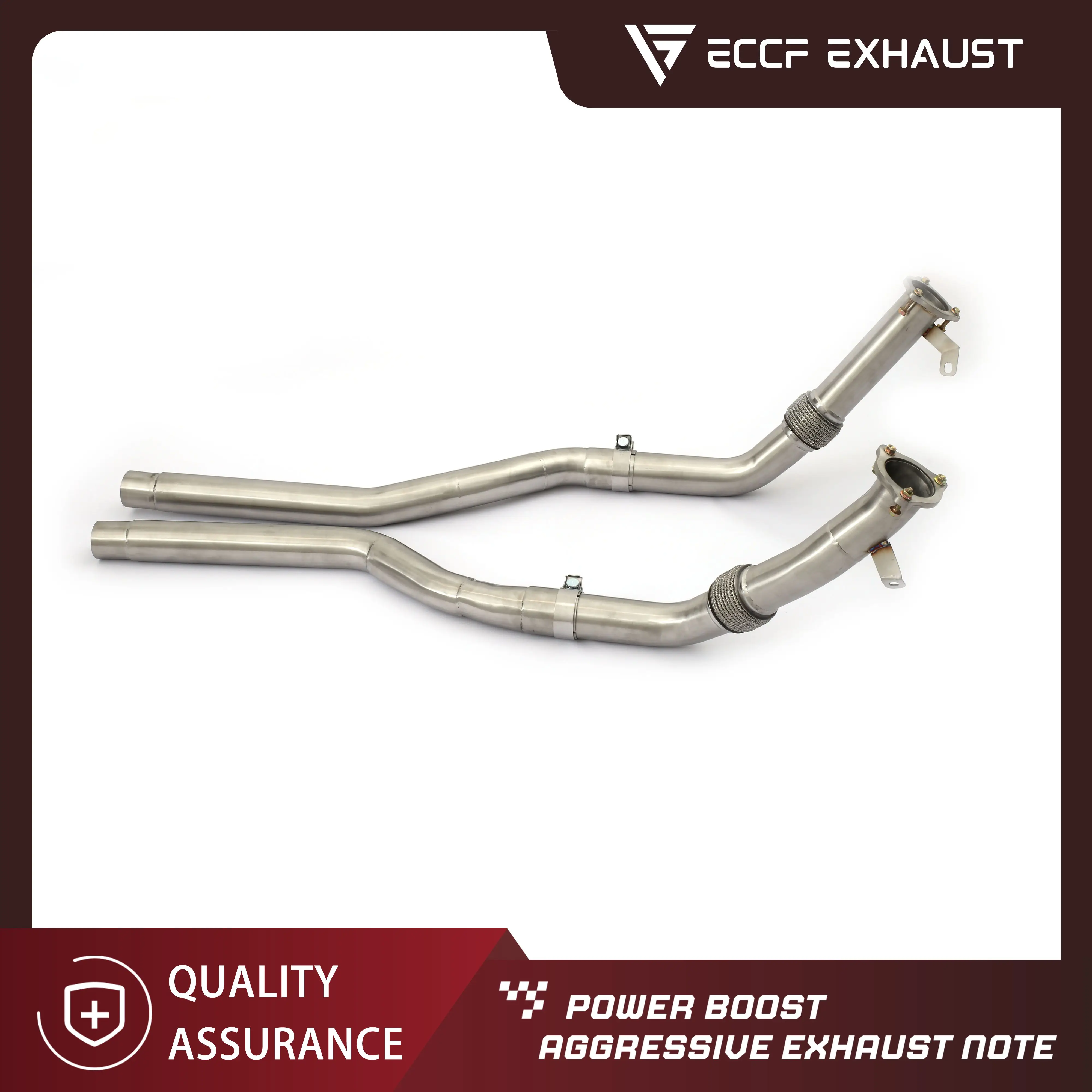 

Valved Sport Sound ECCF Stainless Steel Front Pipe For Audi RS5 B9 B9.5 High Performance accessory