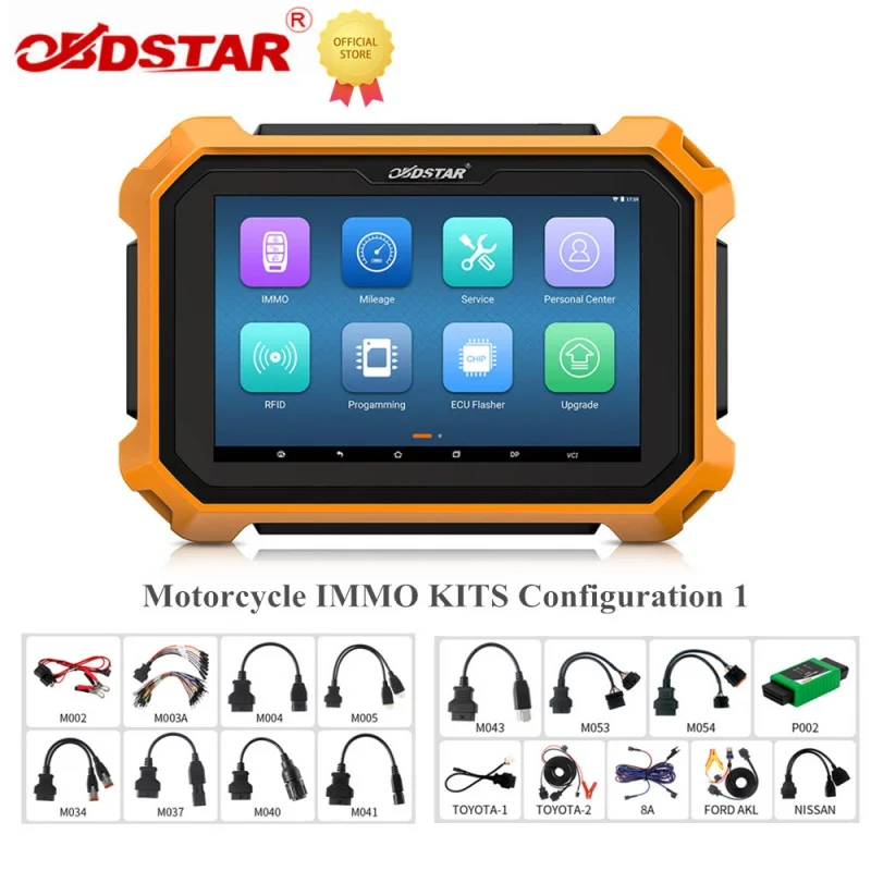 

OBDSTAR X300DP PLUS C Full Key Master DP Plus Auto Key Programmer with Motorcycle IMMO KITS Configuration 1