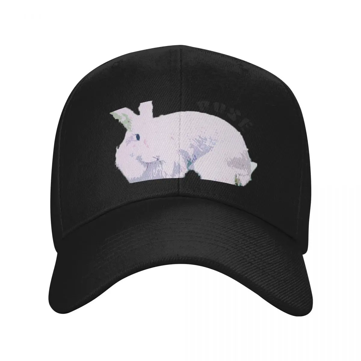 

Rose: Super-cute rabbit Baseball Cap cute Trucker Cap Anime Hat Sunscreen Men Luxury Brand Women's