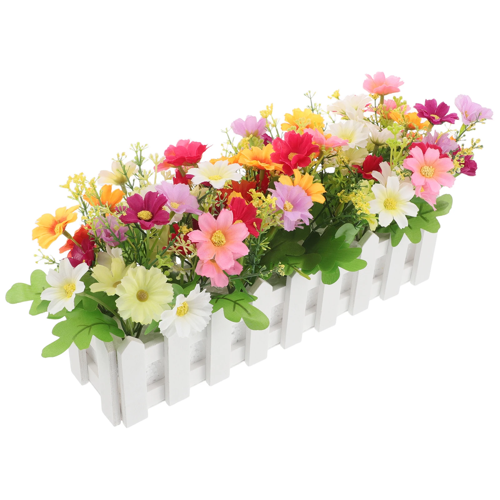 

Faux Daisy Artificial Wild Flowers For Outdoor Indoor Wedding Decorations Lifelike Fake Flower Stems Home Garden