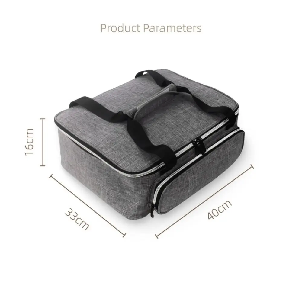 Anti-scratch Carrying Case Splash-proof Dustproof Craft Storage Bag Internal Dividers Zipper Closure for CricutJoy Xtra