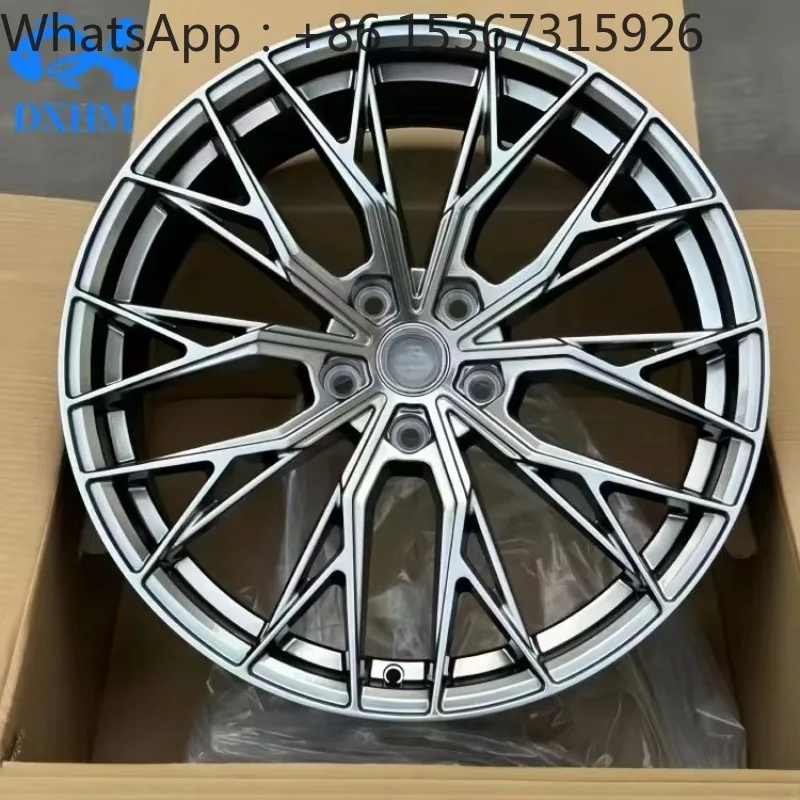 

19 Inch Flow Formed Alloy Wheels Black Finish For Passenger Cars