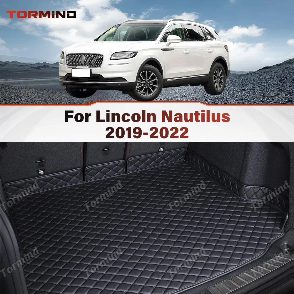 Tormind Cargo Mat For Lincoln Nautilus 2019-2022 21 20 19 3D Car Trunk Mat Carpet Waterproof All Weather Protection Accessories