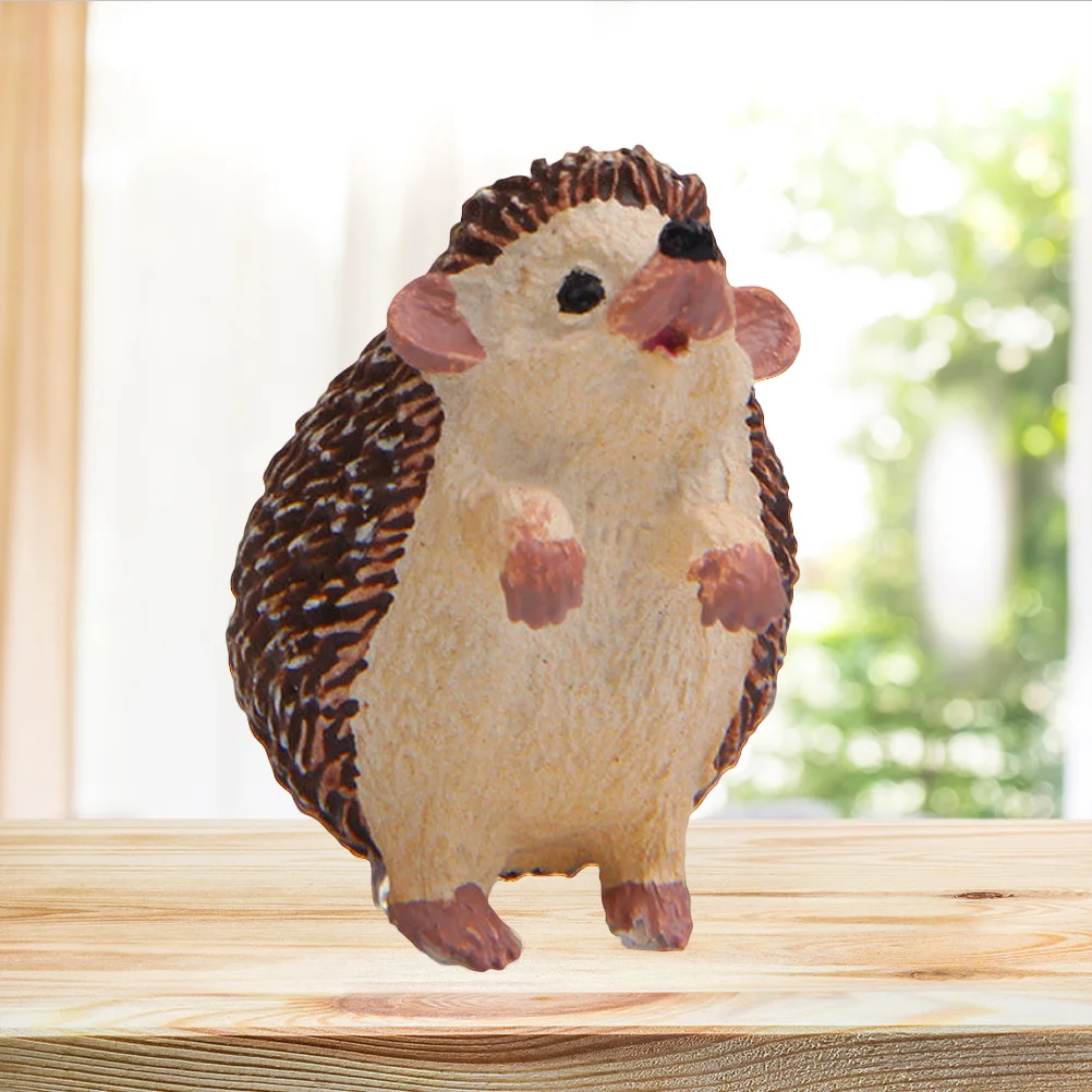 

Hedgehog Resin Craft Decorative Lovely Style for Desktop Cake Baking Gardening Office Display Hedgehog Craft Cake Decor