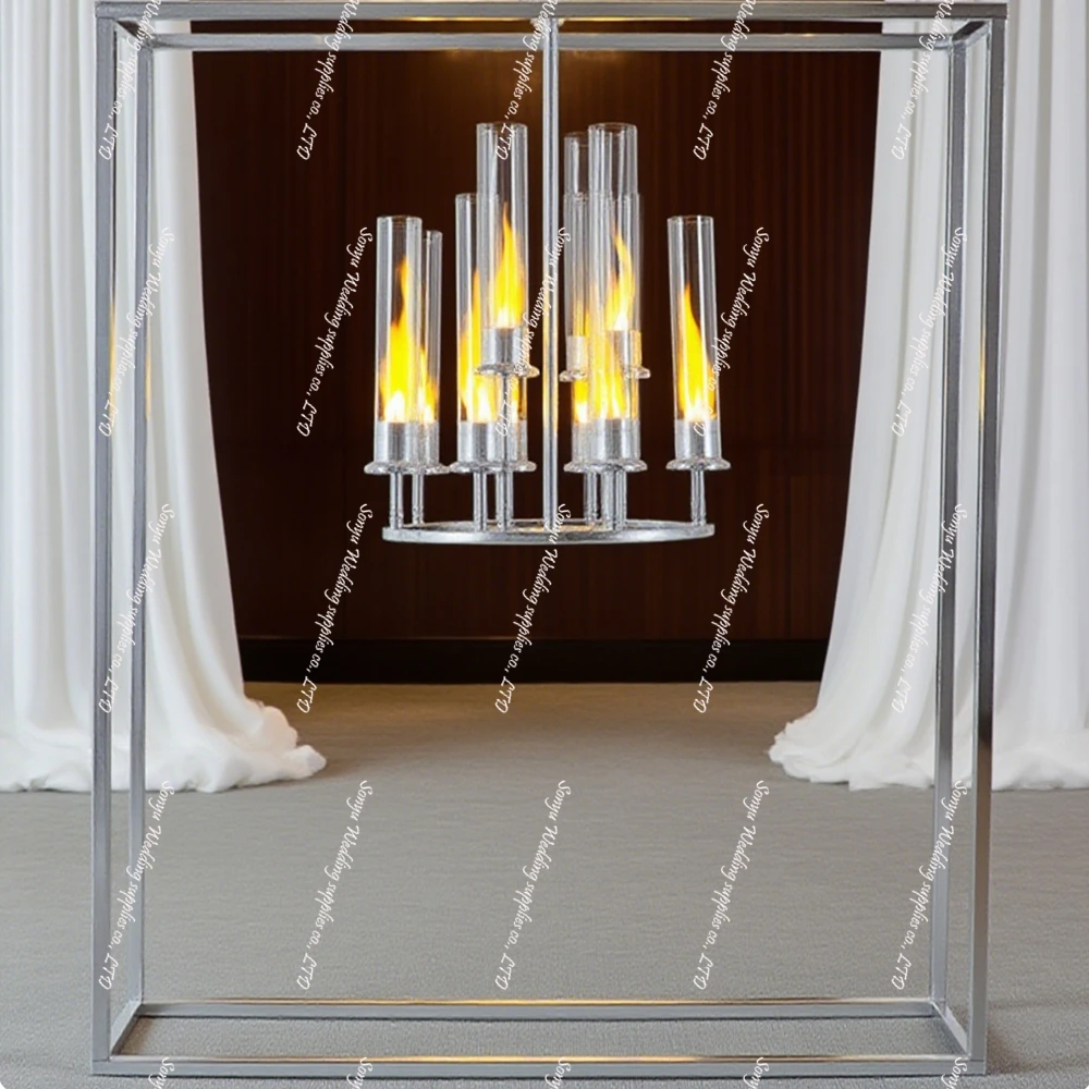 

2-4 шт.) 100 см Роскошные свадебные золотые, серебряные металлические арки, настольная люстра, подсвечник, центральные украшения, цветок для свадебного стола