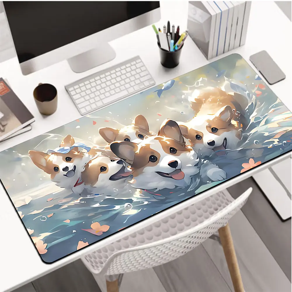 

1pc Cartoon pet dog Large Mouse Pad computer mat Desk Mat keyboard mat Office Gaming Table Mat