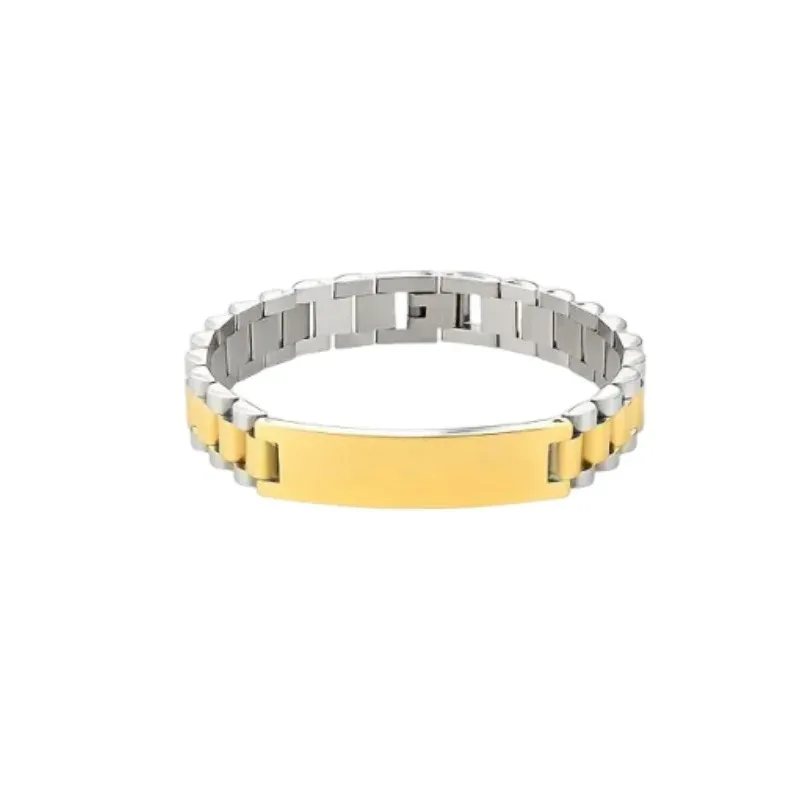 Customized Name Text Men's Bracelet, Engraved Gift