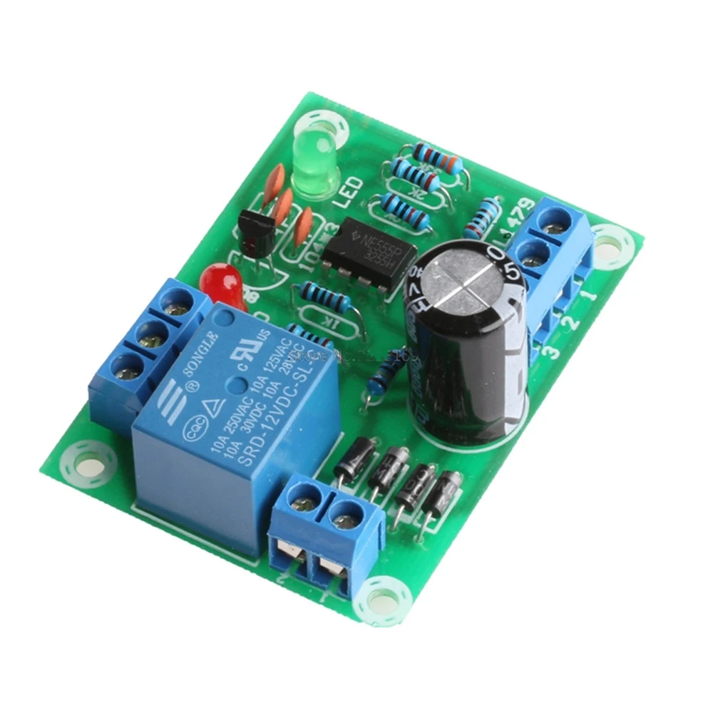 9V-12V AC/DC Liquid Level Controller Module Water Level Detection Sensor Automatic Pumping Drainage Water Short Protection