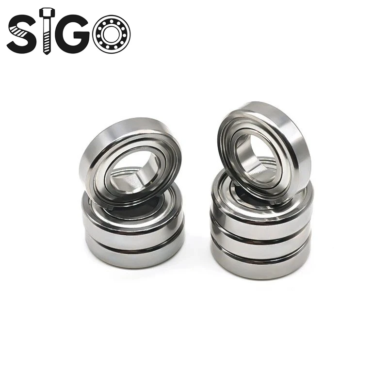 10PCS S6800ZZO20W5 10X20X5 Mm Bearing ABEC-7 Stainless Steel Ball Bearings Shielded High Precision AISI440C