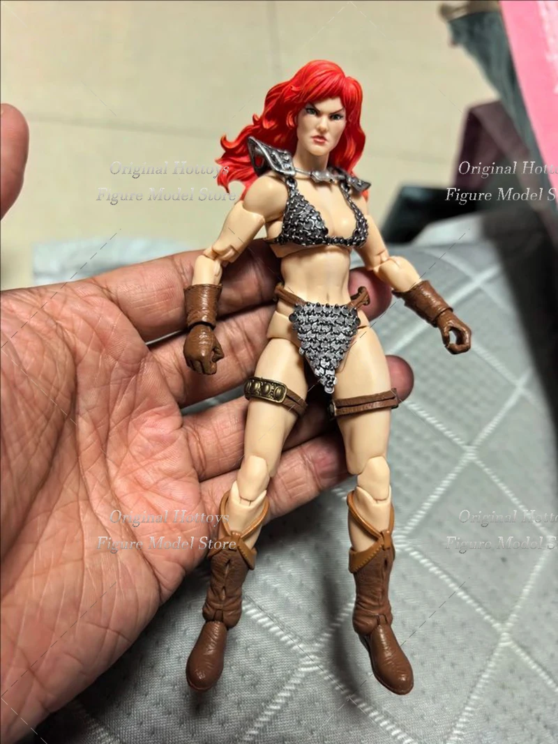 재고 있음 BFS 1/12 스케일 여성 군인 레드 소냐 쉬데빌 디럭스 에디션 풀 세트 6인치 액션 피규어 모델 인형 컬렉션