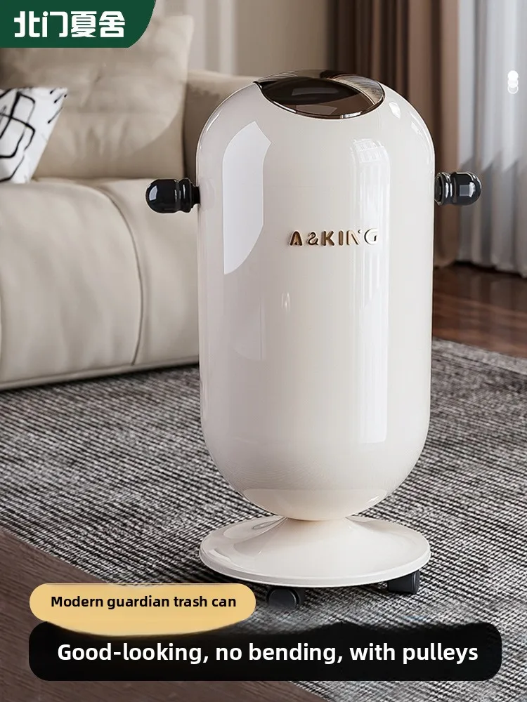 

Modern Luxury Large Capaci Tra Can 20L for Living Room Bedroom Office Commercial Use with Lid Home Cleaning Tool