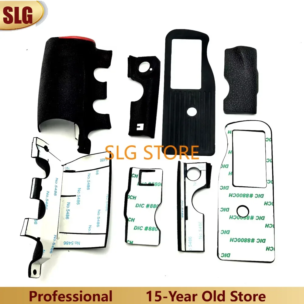 

New A set of 4PCS Original Body Front Grip Rubber Bottom Side Card Cover Door + adhesive tape For Nikon D4 D4S Digital Camera