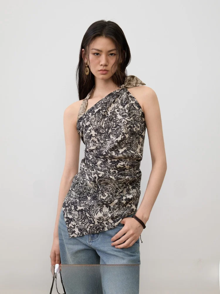 sinbos-evening-breeze-retro-casual-double-color-print-copper-ammonia-silk-square-scarf-versatile-summer-new-arrival