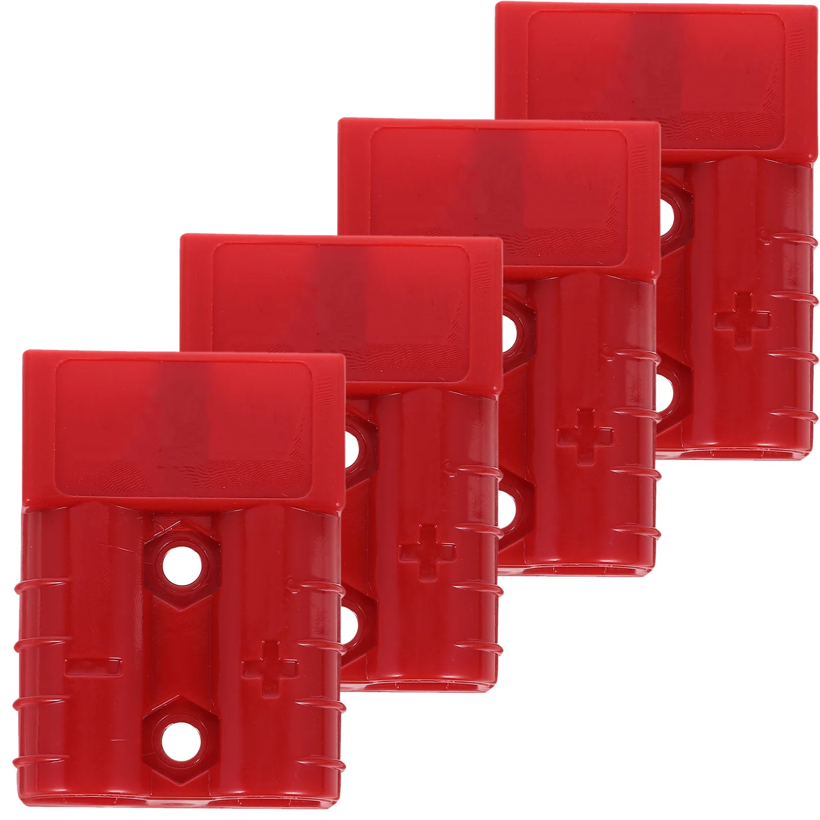 

4Pcs 50a Quick Disconnect Power Connector Plug 600V Red Connector for Electric Car Winch Trailer Quick Disconnector