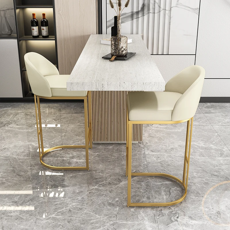 Bar Chair Modern Minimalist High Bar Stool Home Back Bar Chair Front Desk Chair