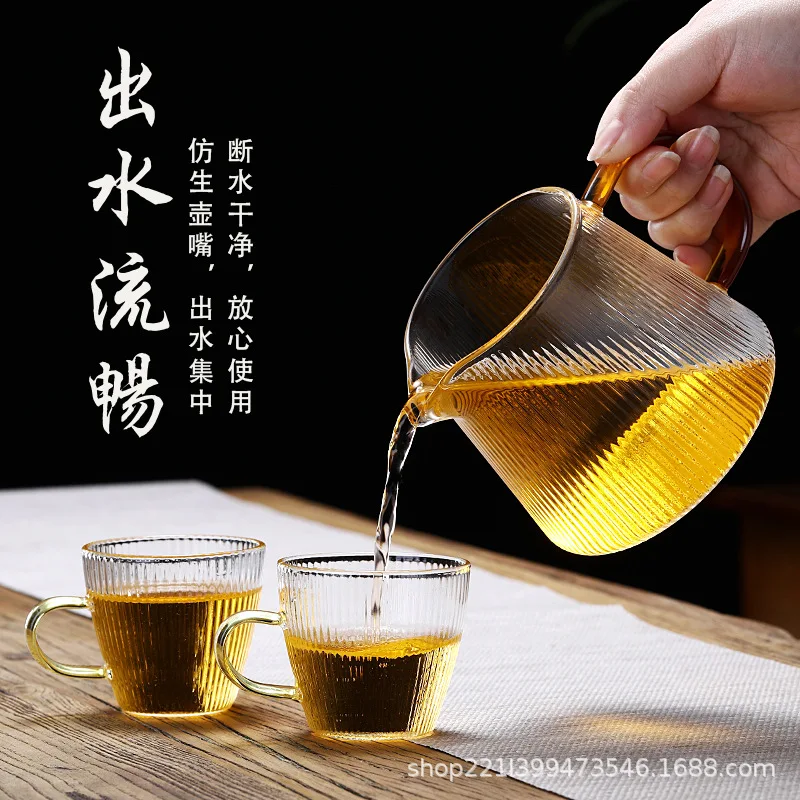 

Set Cup Strain Distributor Infuser Coffeeware Teaware Glass Kungfu Japanese Accessories Dispenser Parting Ceremony Mug Drinkware