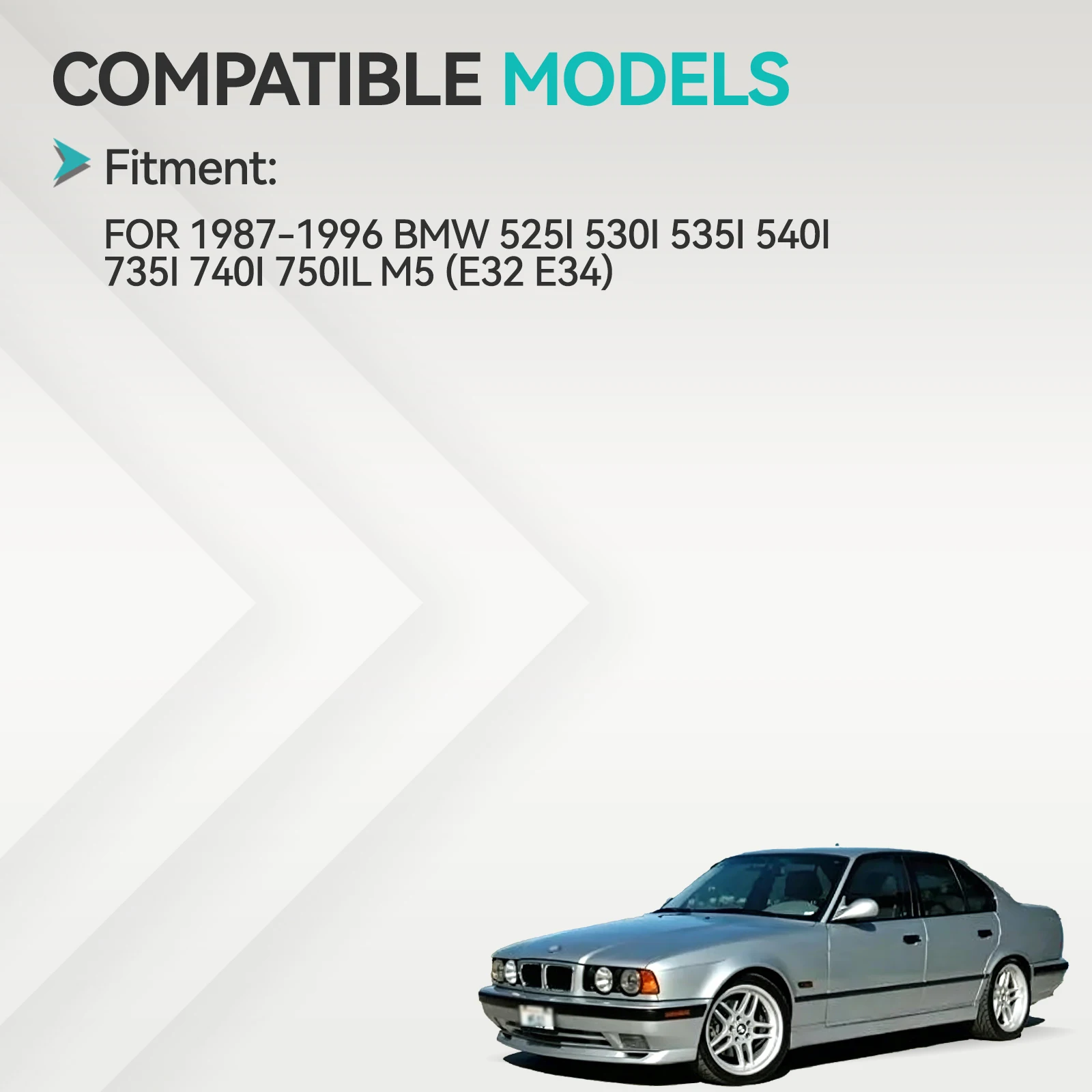 Bisagra de la puerta del tanque de combustible, bisagra de la tapa del depósito de gasolina para BMW Serie 5 y 7 E32 E34 51171928197, accesorios de repuesto directo de ABS