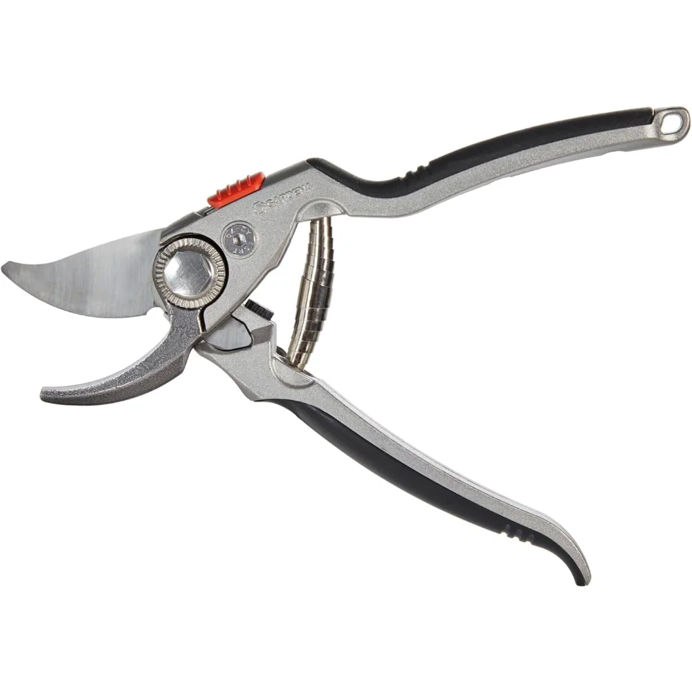 8702 Aluminium Secateurs: Premium Bypass Pruner for Thicker Branches - Robust Handles, Replaceable Blade, Max. Cut 1
