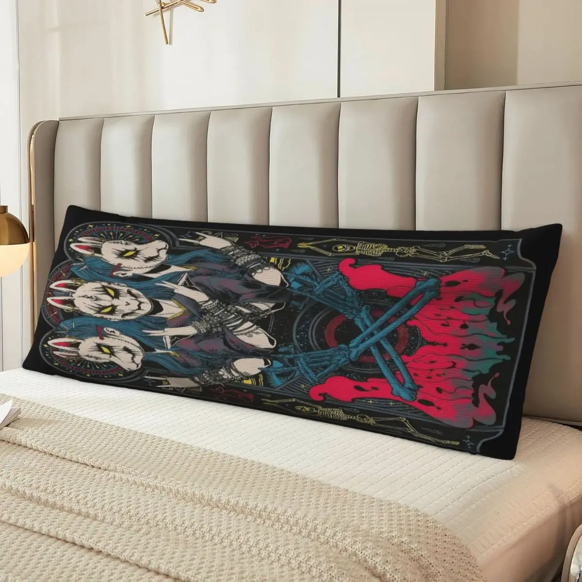 

Long Body Pillowcase Babymetal Tour 20x60in Pillow Cover Skin-friendly Home Decor Customizable Patterns