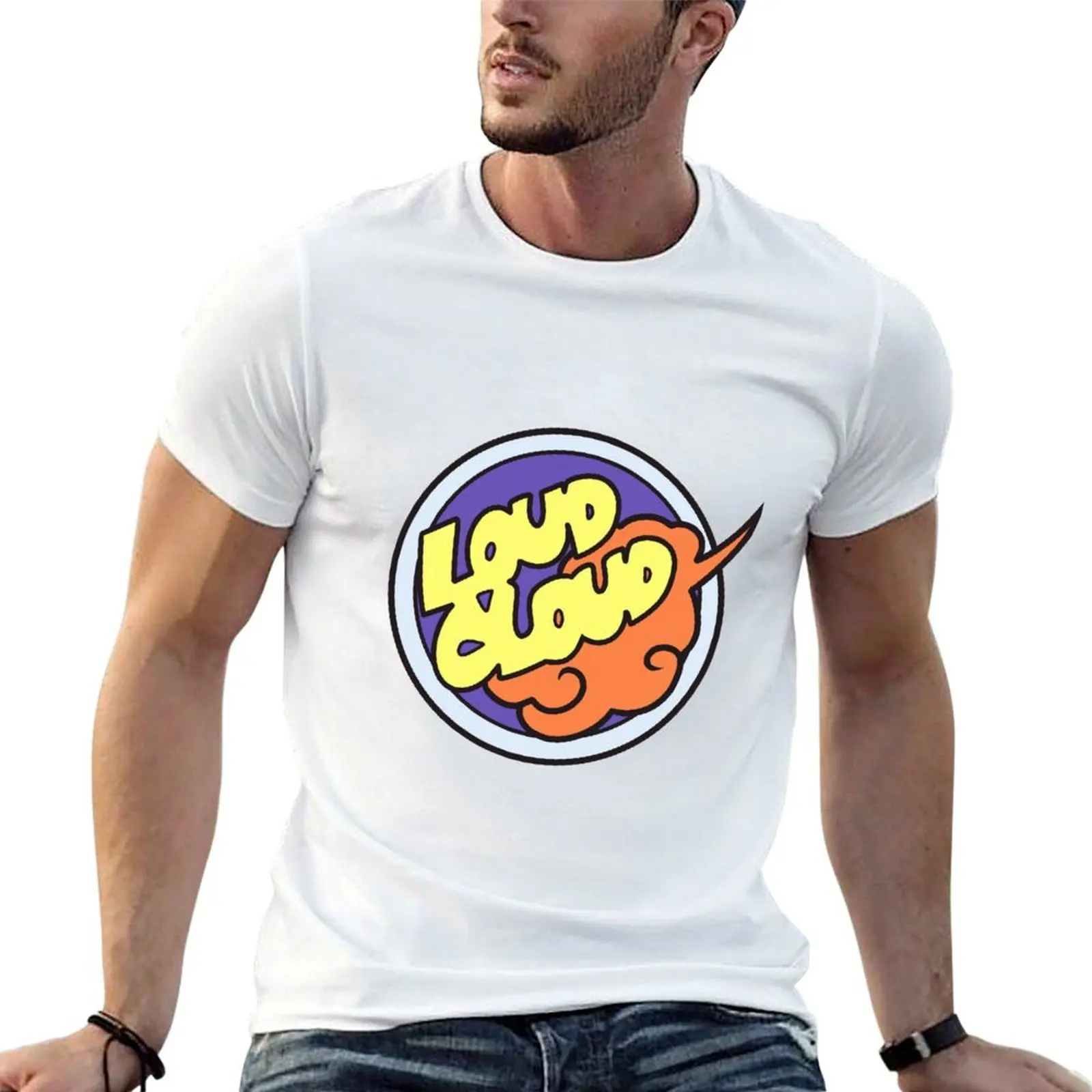 

Oboro Shirakumo Loudcloud logo T-Shirt cotton t shirts high quality printed t shirts for man T-Shirt