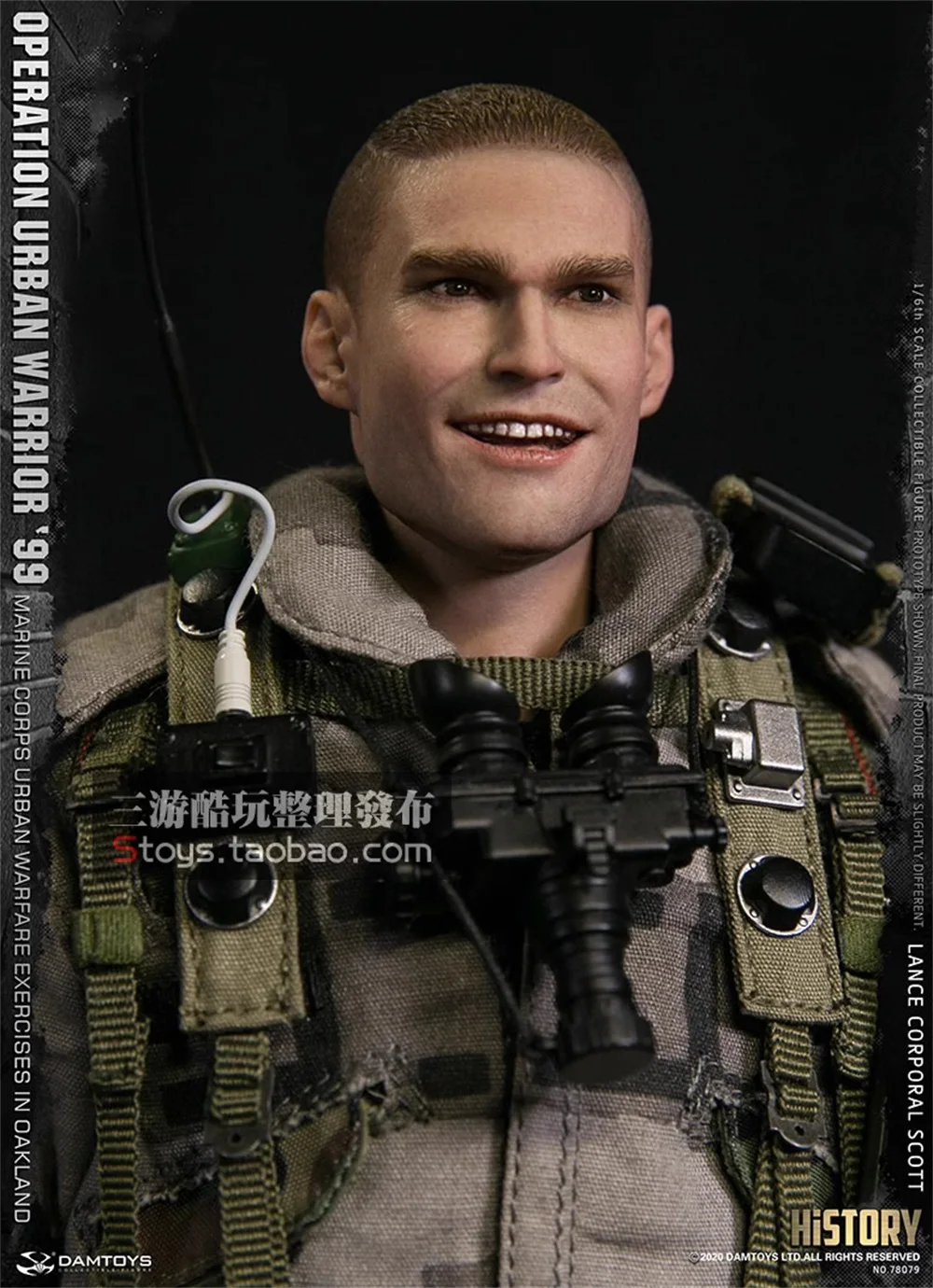 1/6 DAMTOYS DAM 78079 US. Operation Urban Warrior Urban Soldier Full Set Moveable Action Figure For Fans Collect