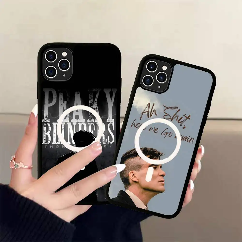 P-Peaky Blinders Tommy Shelby For Magsafe Phone Case For IPhone 17 Air 16 15 14 13 12 11 Pro Max Plus Shockproof Cover