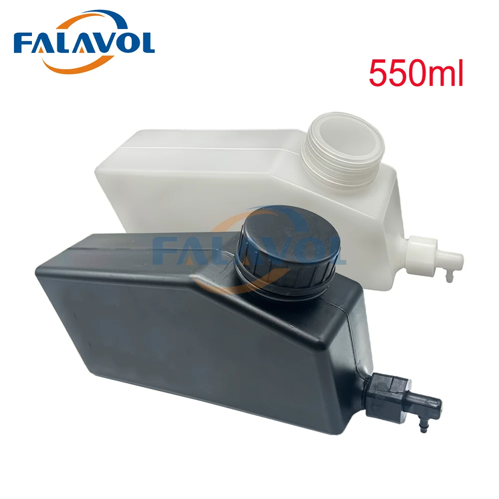 

falavol 4 PCS Eco solvent/UV ink tank 550ml for Epson DX5/XP600/I3200 head for Allwin Xuli Human printer ink cartridge