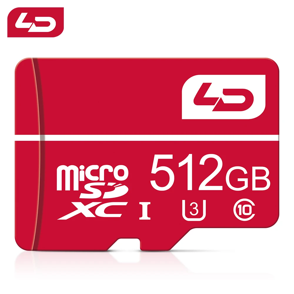 

LD 512GB Flash SD Memory Card 1TB 512GB 256GB Micro TF SD Card 128GB V30 High Speed Mini SD Card For Nintendo Switch Games