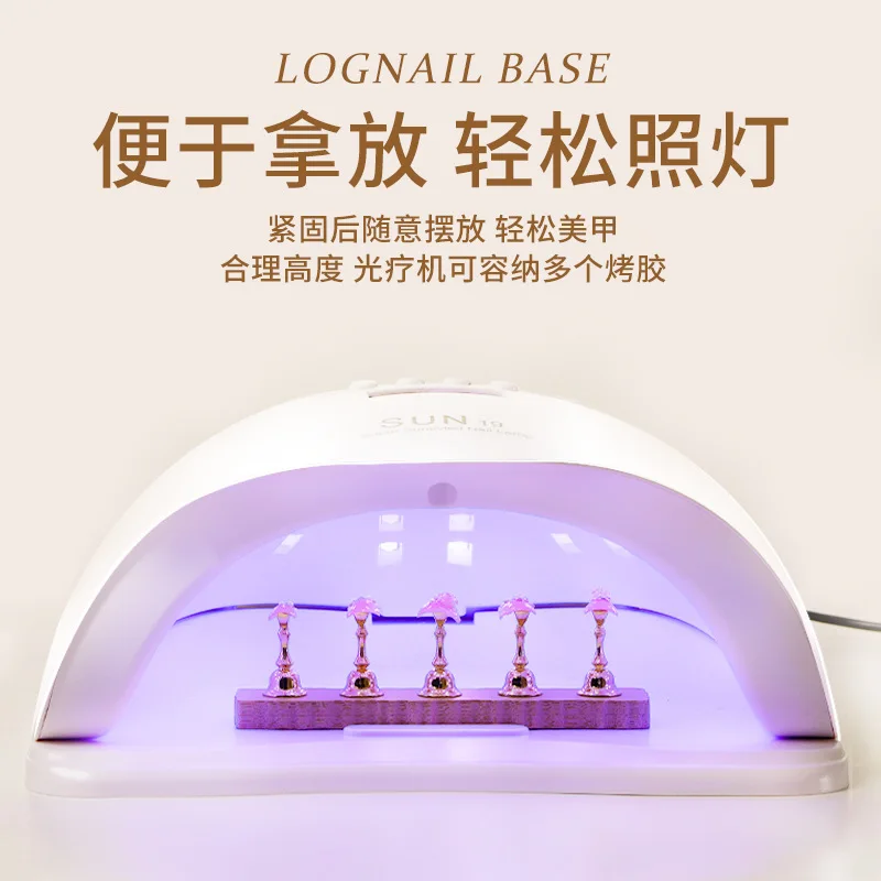 가짜 손톱 아트 연습 살롱 사용자 네일 아티스트 및 DIY 매니아를 위한 기본 미적 네일 홀더가 있는 프레스 네일 디스플레이 스탠드