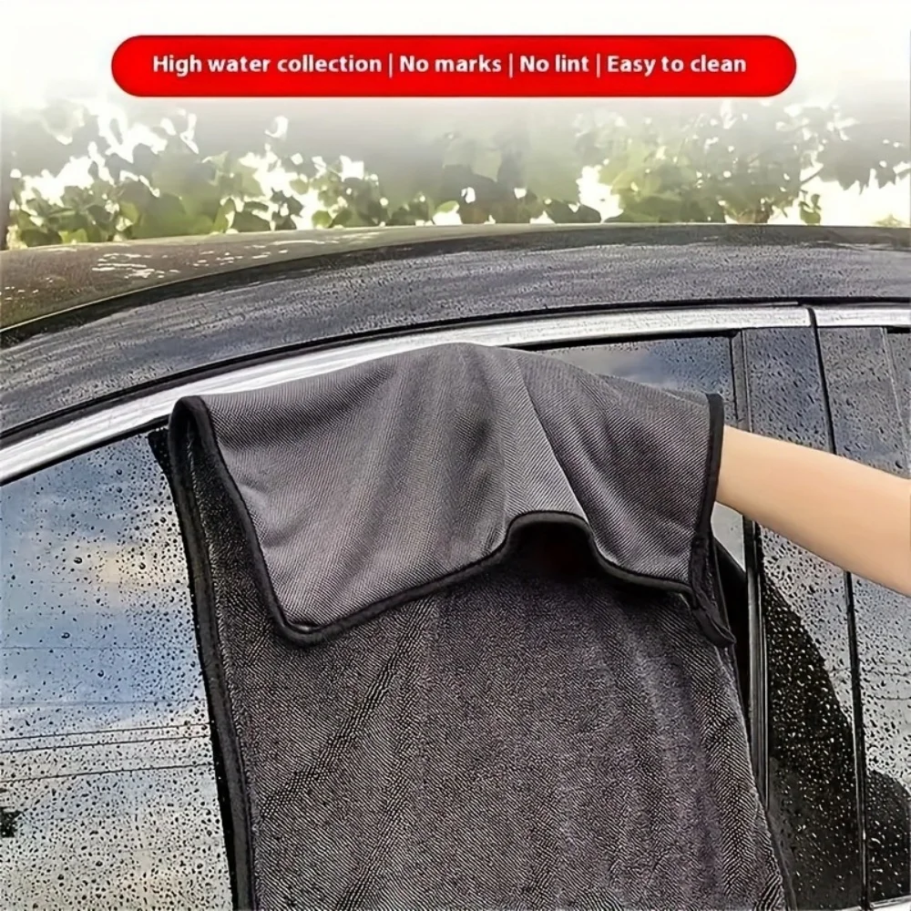 Microfiber Car Towel Vehicle Wash Cloth Auto Cleaning Drying Handkerchief Super Absorbent Car Window Glass Wash Towel Supplies