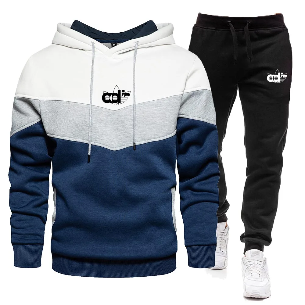 

Europe and the United States Amazon autumn and winter two-piece casual hoodie loose casual trousers sportswear set in stock